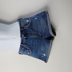 Distressed Denim Short by Zara size 4